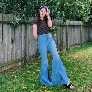 free people flare jeans